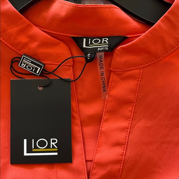 Vibrant Orange Long Sleeve Dress - Picture 3 of 4